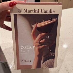 Espresso martini candle